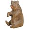 Vintage Wooden Sitting Bear, Brienz, 1950s 1