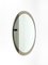 Mid-Century Italian Oval Wall Mirror from Metalvetro Galvorame, 1970s, Image 6