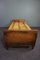 Antique Patinated Sheep Leather Daybed 2