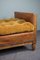 Antique Patinated Sheep Leather Daybed 6