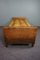 Antique Patinated Sheep Leather Daybed 3