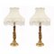 Empire French Ormolu Table Lamps, Set of 2 1