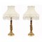 Empire French Ormolu Table Lamps, Set of 2, Image 1