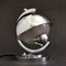 Vintage French Chrome and Glass Table Lamp in the Style of Jacques Adnet, 1930s 2