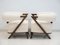 Fauteuils Blancs, Italie, 1960s, Set de 2 5