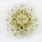 Large Mid-Century German Floral Ceiling Light in Murano Glass by Ernst Palme for Palwa, 1970s 1