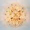 Large Mid-Century German Floral Ceiling Light in Murano Glass by Ernst Palme for Palwa, 1970s, Image 6