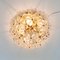 Large Mid-Century German Floral Ceiling Light in Murano Glass by Ernst Palme for Palwa, 1970s 5