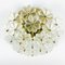 Large Mid-Century German Floral Ceiling Light in Murano Glass by Ernst Palme for Palwa, 1970s 4