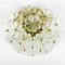 Large Mid-Century German Floral Ceiling Light in Murano Glass by Ernst Palme for Palwa, 1970s, Image 4