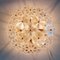 Large Mid-Century German Floral Ceiling Light in Murano Glass by Ernst Palme for Palwa, 1970s, Image 8