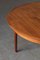 Round Extendable Dining Table attributed to CJ Rosengaarden, Denmark, 1960s 14