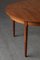 Round Extendable Dining Table attributed to CJ Rosengaarden, Denmark, 1960s 11