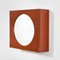 Wall Container Compartment with Wooden Structure and Circular Mirror attributed to Ico & Luisa Parisi, 1950s, Image 2