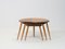 No. 354 Pebble Nesting Tables in Elm & Beech by Lucian Randolph Ercolani for Ercol, Set of 3 1