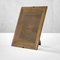 Picture Frame in Ground Glass & Wood by Pietro Chiesa for Fontana Arte, 1940s, Image 1
