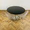 Vintage Black Granite & Chrome Dining Table, 1970s, Image 10