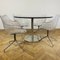 Vintage Black Granite & Chrome Dining Table, 1970s 7