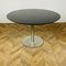 Vintage Black Granite & Chrome Dining Table, 1970s, Image 1