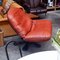 Leather & Fiberglass Lounge Chair, 1970s, Image 2