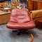 Leather & Fiberglass Lounge Chair, 1970s 3