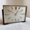Swiss Brass Desk Clock from Sindaco Electronic Lic. Ato, 1960s, Image 1