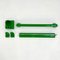 Green Bathroom Rack and Hooks from Gedy, 1970s, Set of 5 2