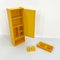 Yellow Bathroom Set by Olaf Von Bohr & Makio Hasuike for Gedy, 1970s, Set of 4 3