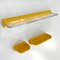 Yellow Bathroom Set by Makio Hasuike for Gedy, 1970s, Set of 4 2