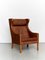 Model 2204 Wingback Chair by Børge Mogensen for Fredericia, 1970s 1