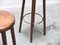 Sgabelli da bar Mid-Century in teak, Danimarca, anni '60, set di 4, Immagine 19