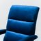 Vintage Lounge Chair in Metal and Blue Velvet, 1960s, Image 4
