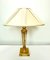 Waterford Style Bronze and Crystal Table Lamp, 1950s, Image 2