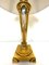 Lámpara de mesa estilo Waterford de bronce y cristal, años 50, Imagen 6