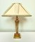 Lampe de Bureau Style Waterford en Bronze et Cristal, 1950s 3