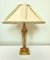 Waterford Style Bronze and Crystal Table Lamp, 1950s 3