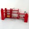 Modular Shelving with Desk by Olaf Von Bohr for Kartell, 1970s, Set of 15 3