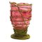 Pompitu II Vase - Clear Light Fuchsia And Matt Dust Green by Gaetano Pesce for Fish Design 4