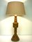 Large Turned Oak Table Lamp, 1960s 6