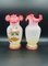 Painted Ruffled Edge Opaline Vases, France, Set of 2, Image 5