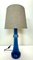 Blue Glass Table Lamp attributed to Nanny Still for Raak, 1970s, Image 15