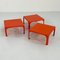 Demetrio 45 Side Tables by Vico Magistretti for Artemide, 1970s, Set of 3 3