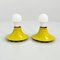 Yellow Teti Wall Lamps by Vico Magistretti for Artemide, 1960s-1970s, Set of 2 3