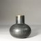 Vase aus Steingut mit Schwarzer Glasur von Carl-Harry Stålhane für Rörstrand 1