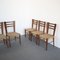 Wood and Rope Chairs by Paolo Buffa, 1950s, Set of 6 6