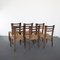 Stühle aus Holz & Seil von Paolo Buffa, 1950er, 6er Set 4