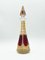 Bohemian Cabochon Champagne Futes with Decanter from Moser, Set of 7 6