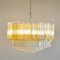 Large Trilobi Glass Chandelier in Murano Glass, Image 3