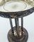 Antique Silver-Plated Metal Centerpiece with Glass Bowl 6