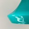 Opaline Aquamarine Glass Pendant Lamp, Image 3
